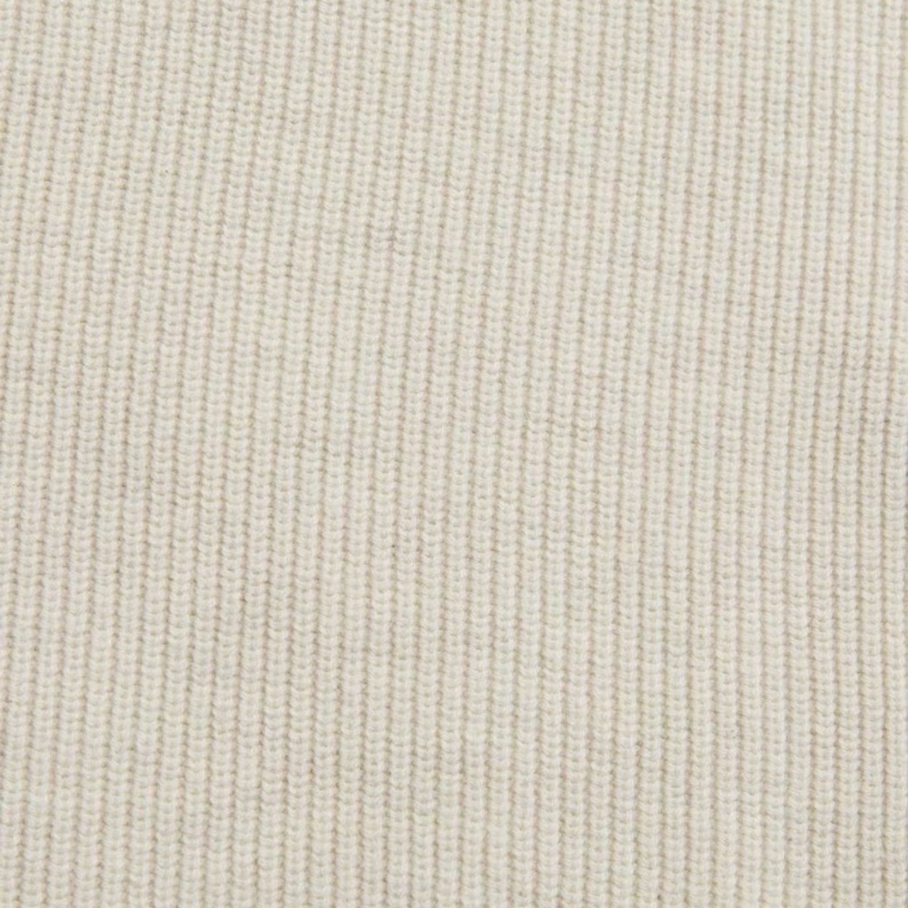 Lululemon Boxy Cotton-Blend Sweater Heathered Bone Cream sz est 8-10 - Picture 6 of 9